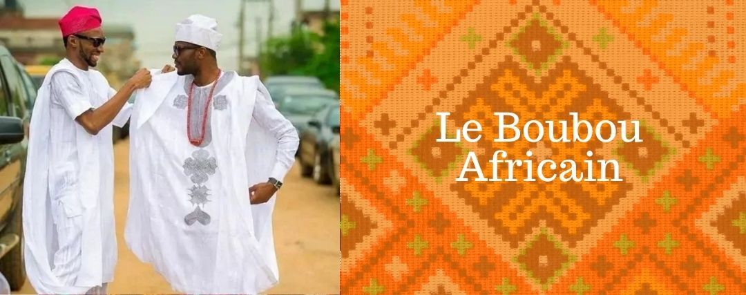 Chemise à manches longues pour hommes noir et or avec bandes brodées  Vêtements africains -  France
