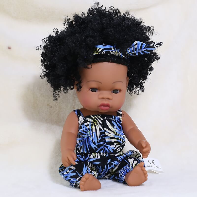Yeeda Poupées de bébé Noires, poupée de Bain, poupée de Fille