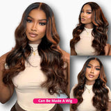 Tissage Body Wave Mèches Marron avec Closure – Cheveux Brésiliens
