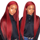 Perruque Rouge Brésilienne Lisse