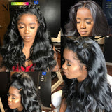 Perruque Brésilienne Deep Wave avec Closure