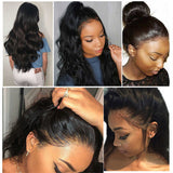 Perruque Body Wave en cheveux péruviens naturels