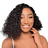 Perruque bouclée Water Wave en cheveux brésiliens naturels