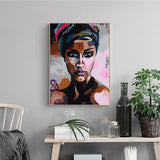 tableau art africain peinture