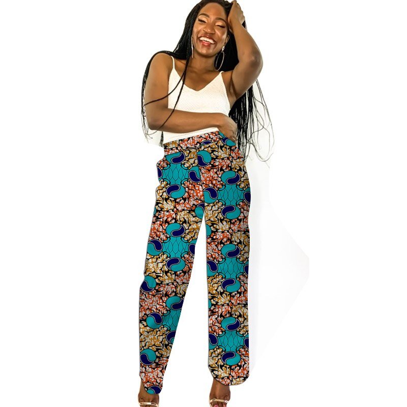 Pantalon Tissu Wax Femme ILoveMyAfrica Ilovemyafrica