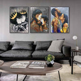 tableau couple africain