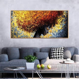 Tableau Paysage Africain Femme