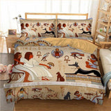 housse de couette egyptienne