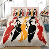 housse de couette motif exotique