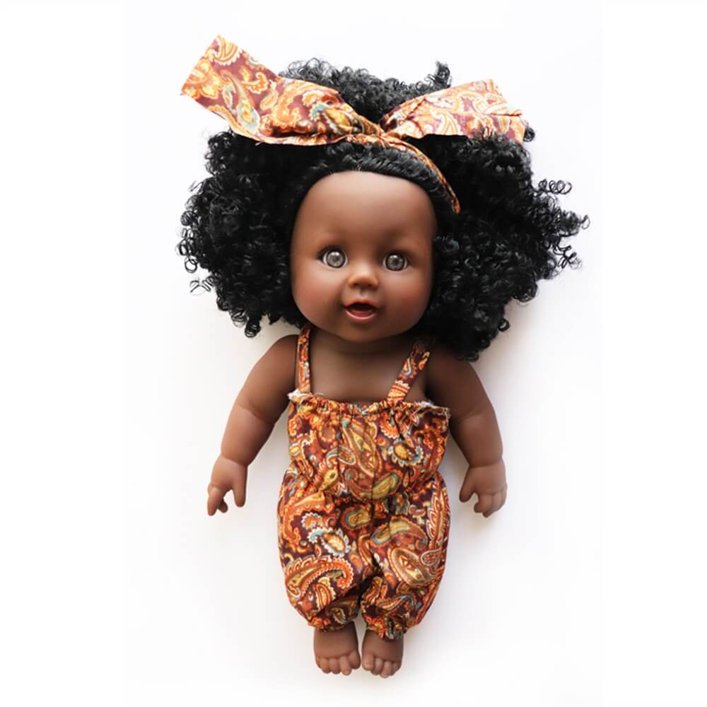 Poupee Noire en Tissu ILoveMyAfrica