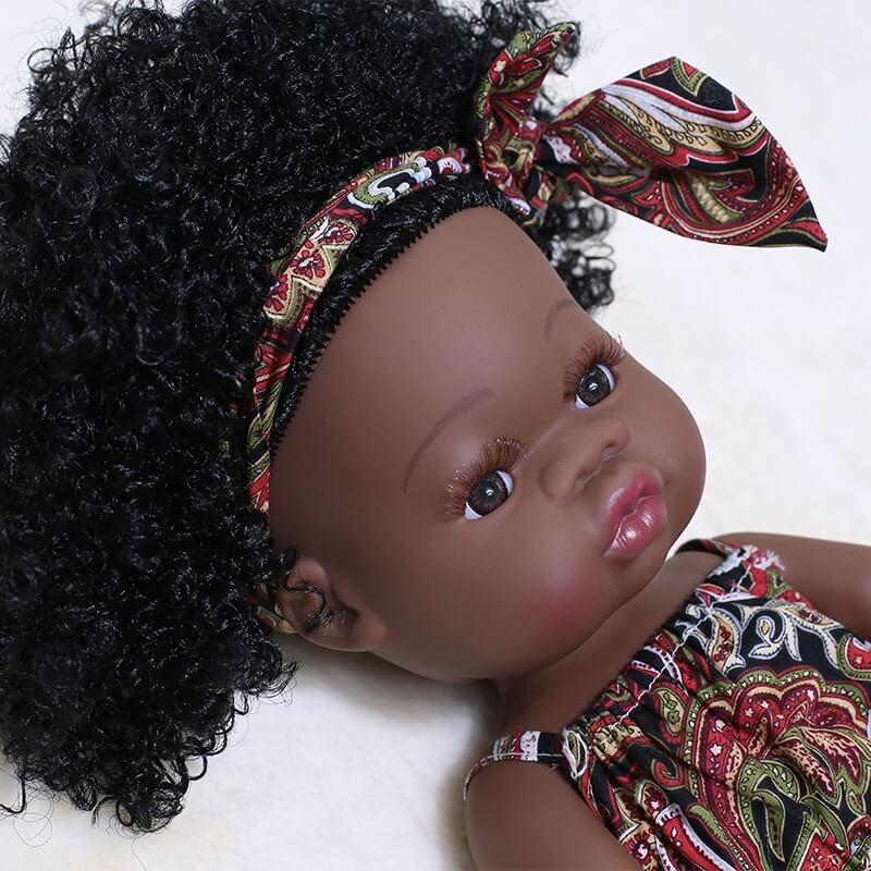 Onlynery Poupée bébé Noire | Poupées | Poupées Noires réalistes pour bébé  Nouveau-né, poupées Afro-américaines Toddler pour Filles de 2 à 7 Ans