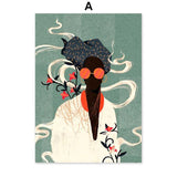 toile africaine fumé