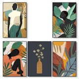 tableaux africain tryptique