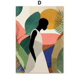 tableau abstrait africain