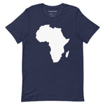 t shirt afrique bleu