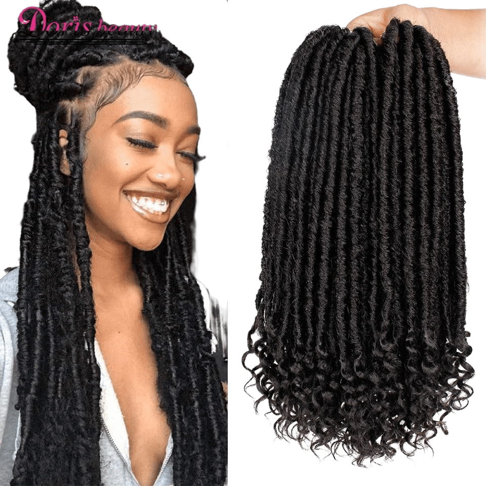 Fausses Locks Crochet Avec Bout Bouclé