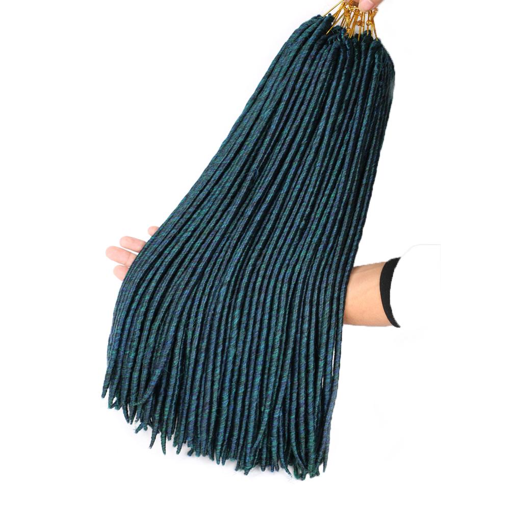 Fausses Locks Bleues (Lot de 16 mèches)