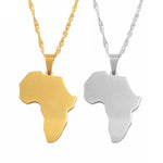 collier carte d'afrique