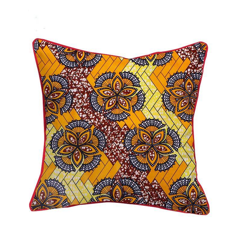 coussin wax orange