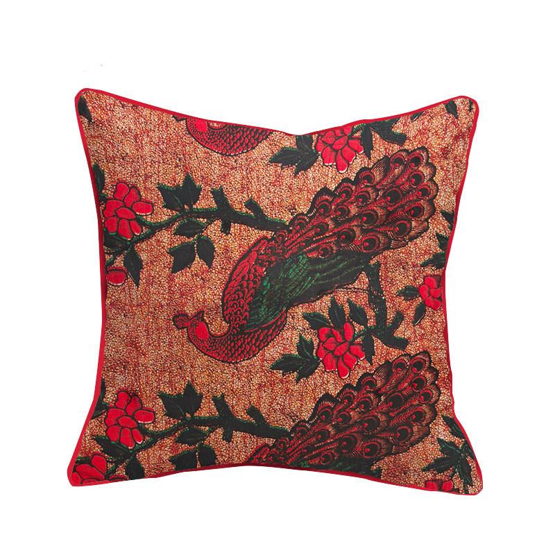 coussin motif wax