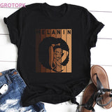 T-Shirt Femme Afro<br> Melanin Queen