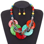 collier africain couleur