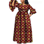 robe longue motif africain
