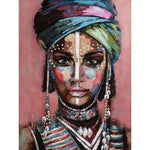 Peinture colorée moderne africaine