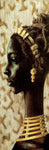 Tableau femme de profil africain