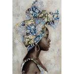 Tableau femme africaine moderne