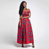 robe de soirée en pagne africain