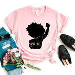 t shirt rose afro pride