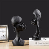 statuette tête africaine