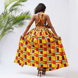 robe longue africaine wax