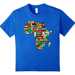 t shirt drapeau afrique 