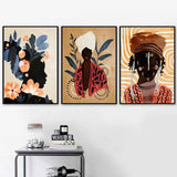 portrait abstraits africains