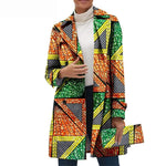 manteau femme tissu africain