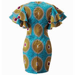 robe africaine chic moulante
