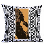 coussin visage africain