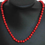 Collier Africain rouge