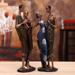 statuette africaine couple