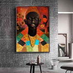portrait homme africaine