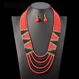 collier africain vintage