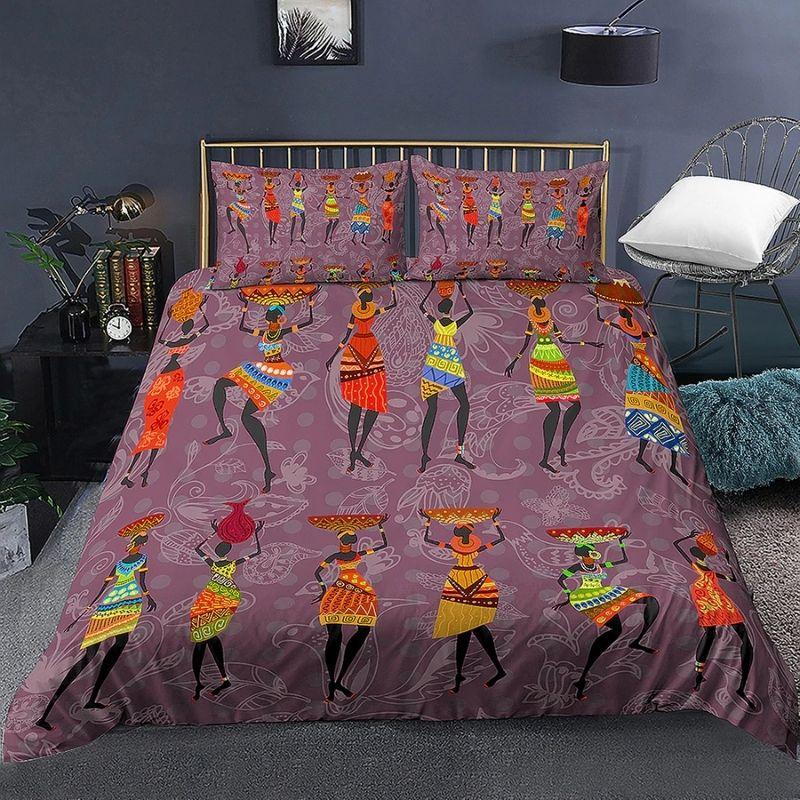 housse de couette inspiration africaine