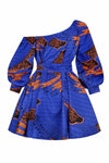 robe bleue africaine
