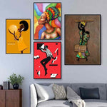 tableau d'art africain