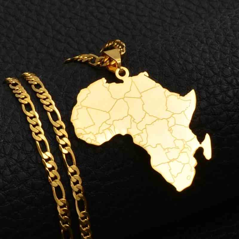 Pendentif Afrique<br> Or