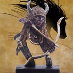 figurine guerrier africain