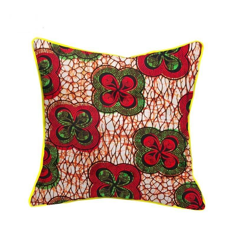 housse de coussin fleurie