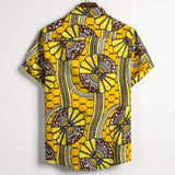 chemise africaine jaune